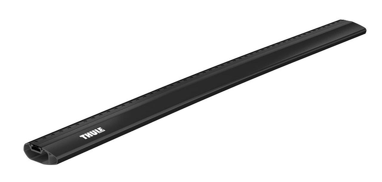 Bară transversală aerodinamică din aluminiu THULE Wingbar Edge, neagră, 104 cm, capacitate de încărcare 75 kg