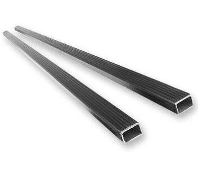 Set de 2 Bare Transversale din Oțel Thule 767000, Profil Pătrat, Negru, 2200 mm Lungime